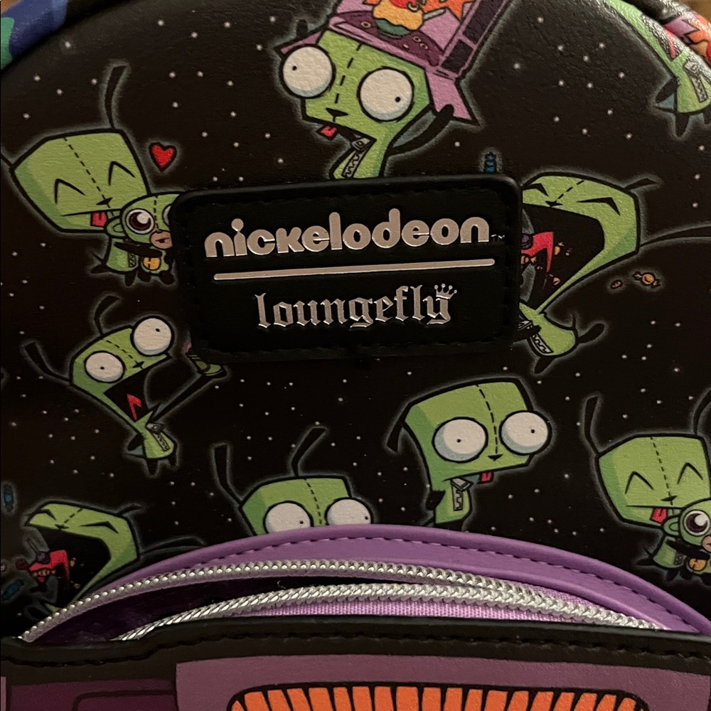 Loungefly Invader Zim GIR Collage T.V. Mini Backpack - Picture 9 of 13